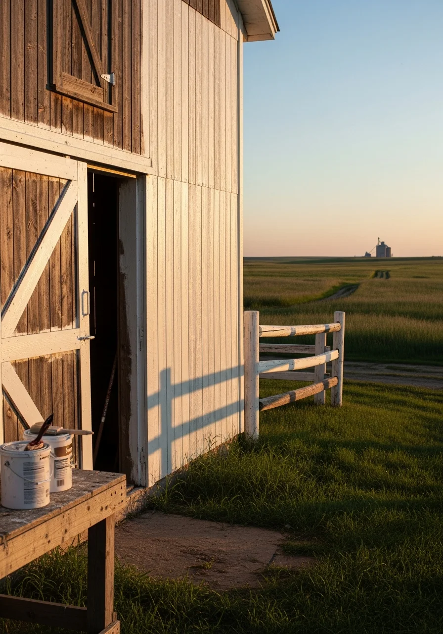 Dawson County farm property showing typical rural construction and agricultural setting.