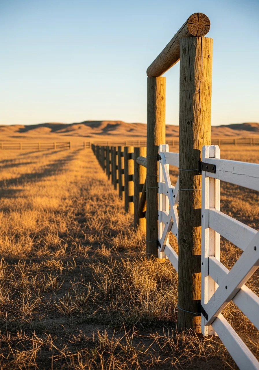 Grant area ranch property showing typical rural construction and high plains setting.